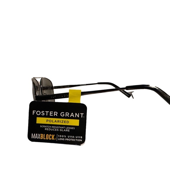 NWT FOSTER GRANT MAXBLOCK  blue aviator, sunglasses - Picture 2 of 3